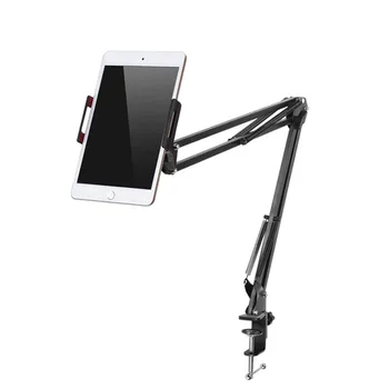 Elastīga Tablete Tālruņa Turētājs ipad 2 3 4 Gaisa Mini Pro iPhone Xiaomi Ilgi Roku Slinki Cilvēki, Gultas, Rakstāmgalda 4-12.9 Collas