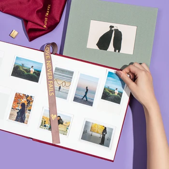 Papīra Ceļojuma Lielas ietilpības Ierakstīšanas Plug-in Albums Kāzu Parakstīt-in Mini Polaroid 3 collu Fujifilm Instax Foto Albums Uzglabāšanas Grāmata