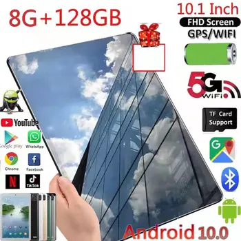 Karstā Pārdošanas Planšetdatora 10 collu Android 10.0 8G RAM 128G 4G Tālruņa Zvana Tablet PC