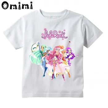 Bērniem LoliRock Burvju Meitene Dizaina T-Krekli Cute Bērnu Topi Zēni/Meitenes gadījuma T Krekls