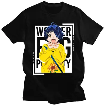 Japāņu Anime Brīnums, Olu Prioritāte T-krekls ar Īsām Piedurknēm Jauki Ohto Ai Modelis Tshirt Vīriešu/sieviešu Modes Pāriem T Krekls Topi
