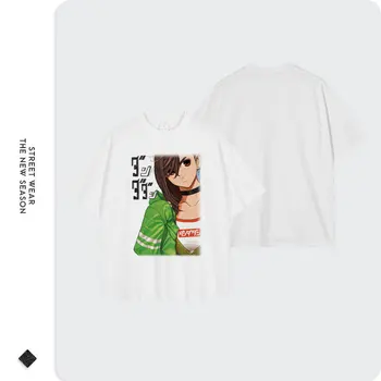 Ayase Momo Modelis T Krekls Vīriešu Modes Anime Dandadan T-krekli Streetwear Vasaras Īsām Piedurknēm Gadījuma Manga Topi Tees Ir 100% Kokvilnas 1