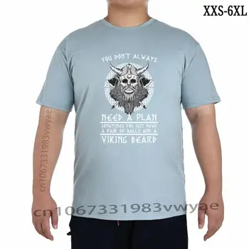 Smieklīgi Ziemeļvalstu Karavīrs Viking Bārdu Vīriešu Dāvanu Viking TShirt Dzimšanas dienu Tshirts Vīriešu Kokvilnas Krekls Topi Gadījuma Smieklīgi XXS-6XL