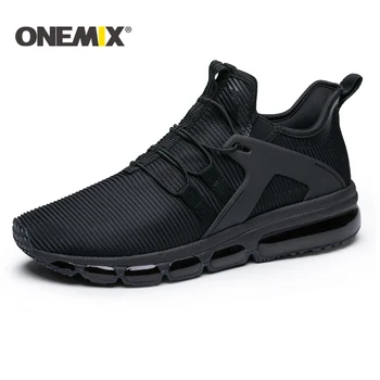 Onemix 2018 Jaunu Gaisa spilvens, kas darbojas kurpes vīriešiem elpojošs acs čības āra pastaigas pārgājienu apavi sievietēm, sporta čības