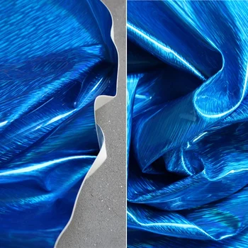 Atstarojoša PU Āda, Audums Zilā Līnija Ūdensizturīgs DIY Plāksteri Dekoru Soma Kleita Posmā Cosplay Kažoku, Apģērbu Dizainers Audums