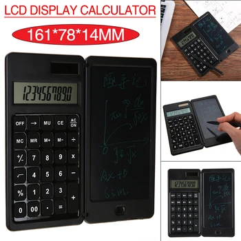 Mayitr 1pc Saules LCD Displejs Kalkulators Students/Biznesa Portatīvo Rokraksta Valdei Rakstiski Tabletes