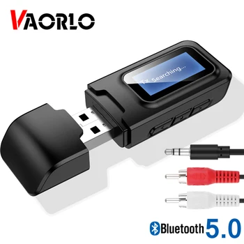 USB Dongle 5.0 Bluetooth Adapteri Raidītājs Uztvērējs Datora Austiņas LCD Ierīces Displeja Zema Latentuma Stereo Adapteri