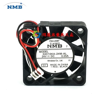 Sākotnējā NMB 04010KA-24M-AL 4010 4CM DC24V 0.05 A izslēgtu dzesēšanas ventilators