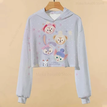 Rudenī un ziemā, jaunu Disney Duffy Lācis Šērlija Pieauga drukas bērnu džemperis džemperis sporta cute gadījuma brīvs