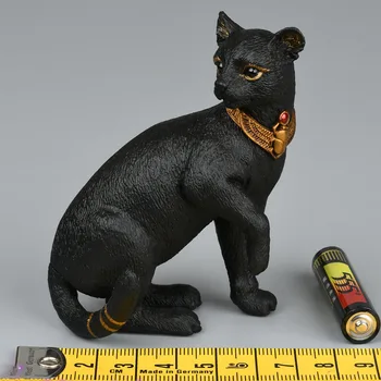 1/6 karavīrs PL2021-181.A kaķu dievu melnā versija Ēģiptes kaķu 12 collu modeli, rotaļlietas leļļu kolekcija dāvanu