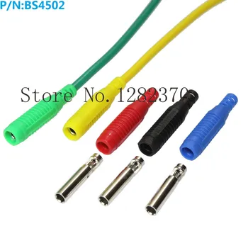[SA] BS4502 4mm samontēti vadu līnijas ligzdu pagarinātāja kabelis jack 4mm Inline Ligzda --100GAB/daudz