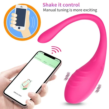 Tālvadības pults Maksts Olu App Bluetooth Vibratori Lēkt Olu Sievietes Klitora Stimulators Maksts G-spot Massager Seksa Rotaļlieta, paredzēta sievietēm 1