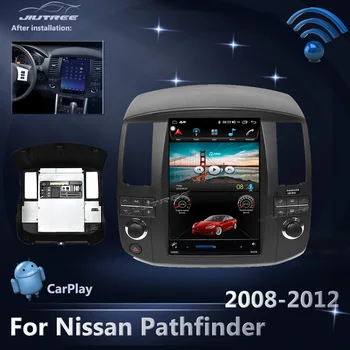 Vertikāla Ekrāna 2 Din Android Auto Radio Nissan Pathfinder 2008. - 2012. gadam GPS Navigācijas Multimediju Atskaņotāju, Auto Stereo Uztvērējs