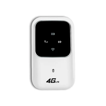 4G LTE Bezvadu Maršrutētāju Portatīvo Auto Mobilās Platjoslas Tīkla Kabatas 2.4 G MIFI 100Mbps Hotspot SIM Atslēgts WiFi Režīmā Iekasējams