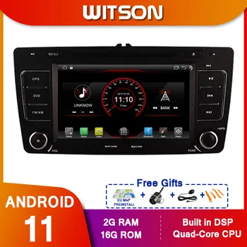 WITSON DSP 2 Din Android 11 Automašīnas Radio, GPS Navigācija, Par Skoda Octavia 2004 2005 2006 2007 2008 2009 2010