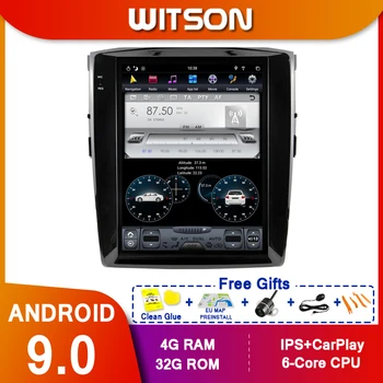 WITSON Android 9.0 vertikāla ekrāna Automašīnas radio tesla GPS NAVIGĀCIJA Radio atskaņotājs MITSUBISHI PAJERO V97 V93