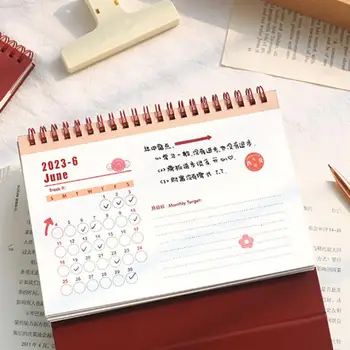 Papīra Kalendārs Izturīga Dekoratīvā Sabiezēt 2023 Vienkāršu Mini Desktop Papīra Kalendāru Festivāls