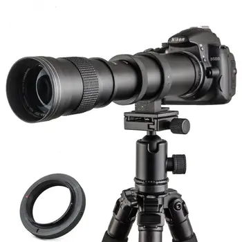 JINTU 420-800mm f/8.3 Telefoto Tālummaiņas Objektīvs Olympus Micro M4/3 OM-D E-M5 II E-M10 E-M5 E-M1 Pen E-PL7 E-PL6 E-PL5 PM2 Kameras