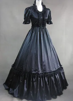 Kawaii meitene loli op cos gothic viduslaiku gotiskā Lolita kleita pils balles retro mežģīnes ilgi viktorijas kleita sweet lolita op kleita