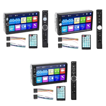 7010B 7012B 7018B Dual Din Auto Multimedia Player Raidorganizācija, Mp5 un Bluetooth saderīgu Touch Ekrāna Ierakstītājs Atskaņošana 2