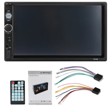 7010B 7012B 7018B Dual Din Auto Multimedia Player Raidorganizācija, Mp5 un Bluetooth saderīgu Touch Ekrāna Ierakstītājs Atskaņošana 5