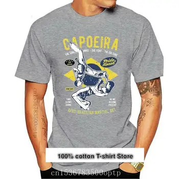 Camiseta de arte marcial Capoeira Afro brasileña, negra o blanca, nueva 0