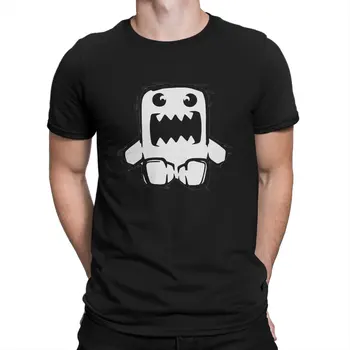 Domo-Kun Klasisks T-Krekls Vīriešiem Domo Kun Modes 100% Kokvilnas t-veida Krekls Crewneck Īsām Piedurknēm T Krekls Vasaras Apģērbu