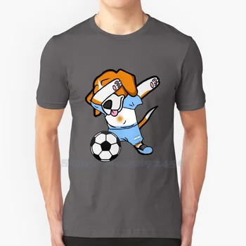 Paliekas Uzmanīgi Suns Argentīnas Futbola Jersey Argentīnas Futbola Augstas Kvalitātes T-Krekls
