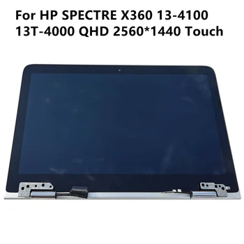 13.3 Collu HP Spectre X360 13-4003DX 13-4103DX 13-4101DX QHD 2560*1440 Touch LCD Ekrāna Nomaiņa Digitizer Montāža