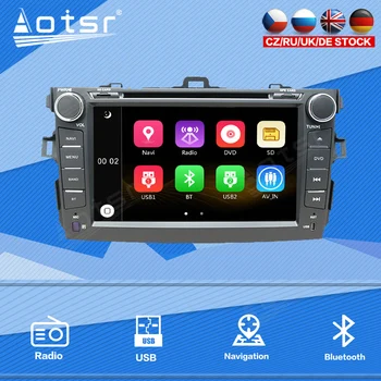 Toyota COROLLA 2006 -2011 Auto Radio Multimediju Atskaņotājs, Stereo Audio GPS Navi 2 din Galvu Vienība Vertikālā Touch Screen Logu Ce