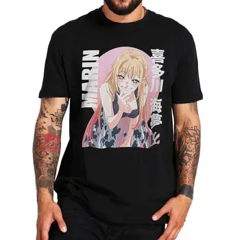 Marin Kitagawa Mans Saģērbt Mīļais T Krekls Gudrs Kawaii Anime Waifu Fani Vīriešiem Sieviešu Apģērbs Vasaras Ikdienas Kokvilnas T-krekli