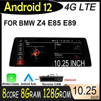 10.25 Collu Android 12 HD IPS Ekrānu Vadītājs Vienību Auto Radio BMW Z4 E85 E89 2002-2019 Multimedia Player Carplay GPS Navigācijas