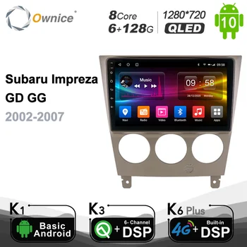 1280*720 Android 10.0 Ownice Auto Multimedia Auto Radio Subaru Impreza GD, GG 2002 - 2007 4G LTE Audio GPS Player 8 Core 0