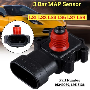 3 Bar Gaisa Ieplūdes Spiedienu MAP Sensors Chevrolet Silverado Piepilsētas Cadillac/GMC LS1 LS3 LS6 LS7 LS9 LQ4 LY6 12615136