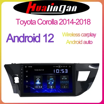 Android 12 Vienības Vadītājs ar Carplay 10.2 collu Toyota Corolla 2014 2015 2016 2017 2018 Auto Stereo, GPS Navigācija Touch Screen