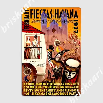 Vintage Kubas Ceļojuma Plakātu Metāla Plāksne, Plakāts, Sienas, Alas Sienas Gleznojums Bārs Ala Pasūtījuma Skārda Zīme Plakāti