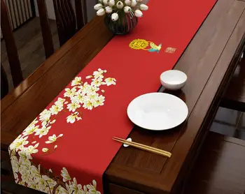 Ķīnas tējas karogu auduma galda runner gaismas luksusa Zen tējas galda galdauts klasiskā tējas ceremonija ilgi galdauts tējas galda galda