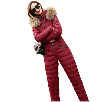 Divas gabals, kas sievietes melnā, rozā, sarkanā parka un kokvilnas bikses komplekti 2019 jauna rudens ziemas zaudēt slim siltumu, apģērbu LR313