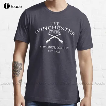Jaunu Winchester Krodziņš - Shaun Of The Dead T-Krekls Šausmu Krekls Kokvilnas Tee Krekli Xs-5Xl Streetwear Tshirt Jauno Populāro Retro 0