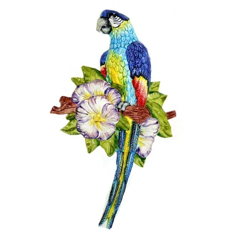 5D DIY Dimanta Krāsošana Putnu Dekorācijas Pilnībā Urbt Kvadrātveida Dimanta Ziedu Izšuvumi Krustdūrienā Komplekts Rhinestones Mozaīkas Mājas Dekoru 1