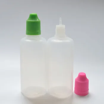 50gab 60ml Plastmasas Pudeles Pilinātāju Tukšs 60CC Adatu Vail Ar bērnu aizsardzībai paredzētām Klp Un Garu, Tievu Padoms 0